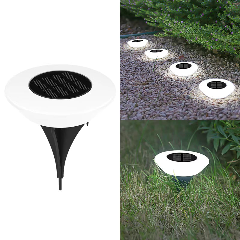 1/4Pack Solar Ground Lights,14Led Waterproof Outdoor Landscape Light, LED Lawn Lamp, for Garden Pathway Yard Deck Camping Decor