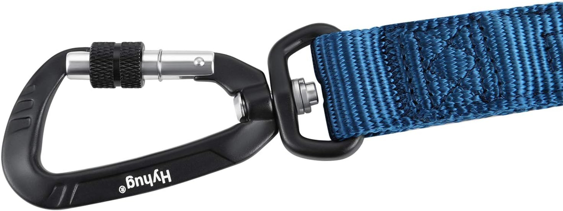 Pets 24” Heavy Duty Nylon Short Leash with Comfortable Handle and Lightweight Aviation Aluminium Clip Lead- for Large Medium Dogs Daily Walking&Training. (24 Inches, Classic Blue)