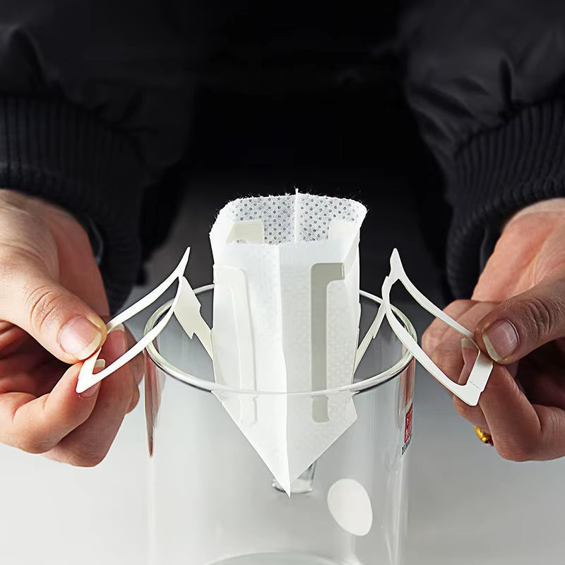 50/100 Pcs Coffee Filter Bags Disposable Drip Coffee Paper Pack Portable Hanging Ear Espresso Coffee Accessories Tea Tool