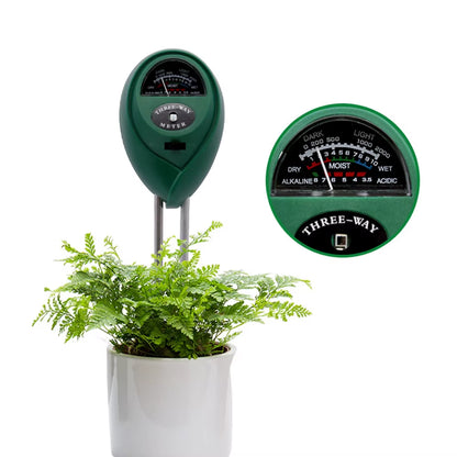 Garden PH Meter Sunlight 3In1 Soil PH Tester Garden Flowers Soil Moisture Sensor Plants Acidity Humidity PH Monitor Detector