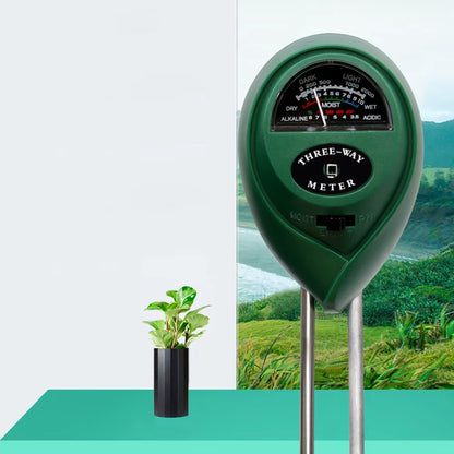 Garden PH Meter Sunlight 3In1 Soil PH Tester Garden Flowers Soil Moisture Sensor Plants Acidity Humidity PH Monitor Detector