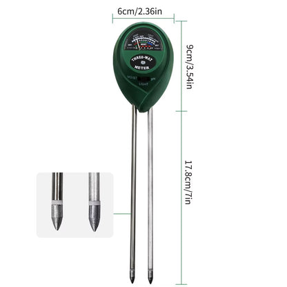 Garden PH Meter Sunlight 3In1 Soil PH Tester Garden Flowers Soil Moisture Sensor Plants Acidity Humidity PH Monitor Detector