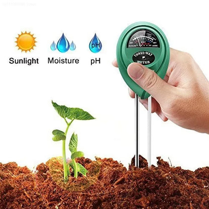 Garden PH Meter Sunlight 3In1 Soil PH Tester Garden Flowers Soil Moisture Sensor Plants Acidity Humidity PH Monitor Detector